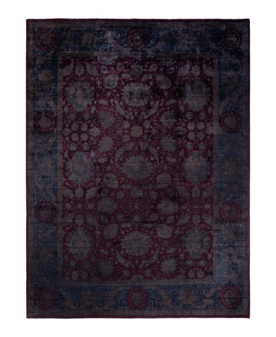 Adorn Hand Woven Rugs Fine Vibrance M1195 9' X 12'1" Area Rug In Red