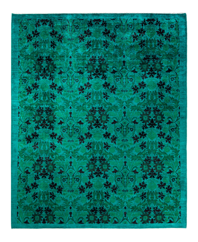 Adorn Hand Woven Rugs Fine Vibrance M1621 8'2" X 10' Area Rug In Green