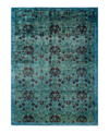 Adorn Hand Woven Rugs Fine Vibrance M1620 9'1" X 11'10" Area Rug In Mist