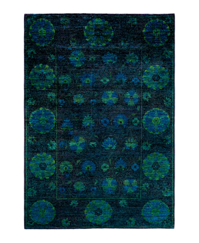Adorn Hand Woven Rugs Fine Vibrance M1620 6'1" X 8'10" Area Rug In Red