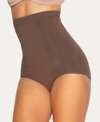 Felina Fusion High Waist Shaper Briefs In Brown