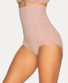 Felina Fusion High Waist Shaper Briefs In Rose Tan
