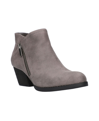 Bella Vita Bobbi Comfort Booties In Grey