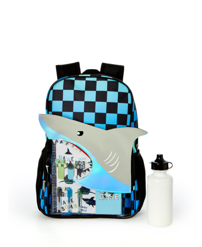 Inmocean Little And Big Boys Shark Backpack With Stationary Set In Multi