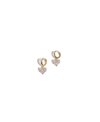 JOEY BABY 18 K GOLD PLATED BRASS WITH STUNNING HEART EARRINGS