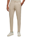Hugo Boss Slim-fit Chinos In Easy-iron Four-way Stretch Fabric In Medium Beige