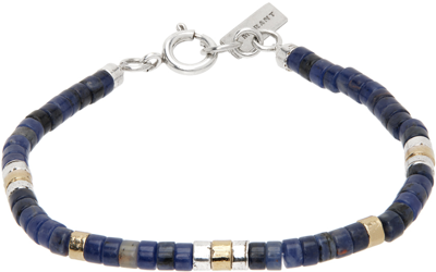 Isabel Marant Bracelet In Faded Blue / Silver