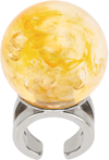 JEAN PAUL GAULTIER YELLOW LA MANSO EDITION CYBER SMALL BALL RING