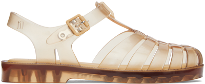 Melissa Possession Glitter Sandals In Metallic