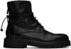 Marsèll Parrucca 40mm Lace-up Leather Boots In 666 Black