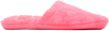 Versace Allover Polka Dot Slippers In Flamingo