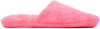 Versace Pink Polka Dot Slippers In 1po20-flamingo