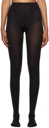 WOLFORD BLACK OPAQUE 80 TIGHTS