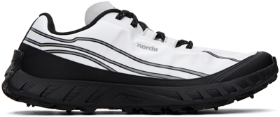 Norda 002 Sneakers Alpine White In Alpine White/white Dyneema/black Sle