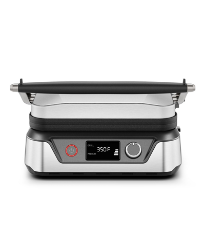 Chefman 5 In 1 Digital Grill Plus Griddle Plus Panini Maker In Stainless Steel