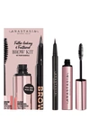 Anastasia Beverly Hills Fuller Looking & Feathered Brow Kit Usd $44 Value In Dark Brown