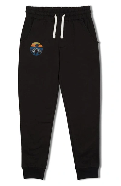 Threads 4 Thought Kids' Mountainscape Graphic Joggers In Black