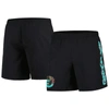 Mitchell & Ness Men's  Black Distressed Vancouver Grizzlies Hardwood Classics 2001/02 Throwback Logo In Black
