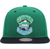 MITCHELL & NESS MITCHELL & NESS RAVE GREEN SEATTLE SOUNDERS FC BREAKTHROUGH SNAPBACK HAT