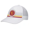 Top Of The World White Usc Trojans Top Trace Trucker Snapback Hat In White