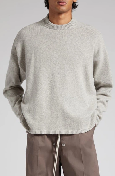 Rick Owens Beige Rotten Sweater In 08 Pearl