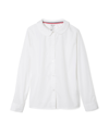 French Toast Toddler Girls Long Sleeve Modern Peter Pan Collar Blouse In White