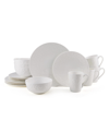 Mikasa Camila Dinnerware Set, 16 Piece In White
