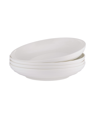 Mikasa Ciara 9" Pasta Bowl, Set Of 4 In White