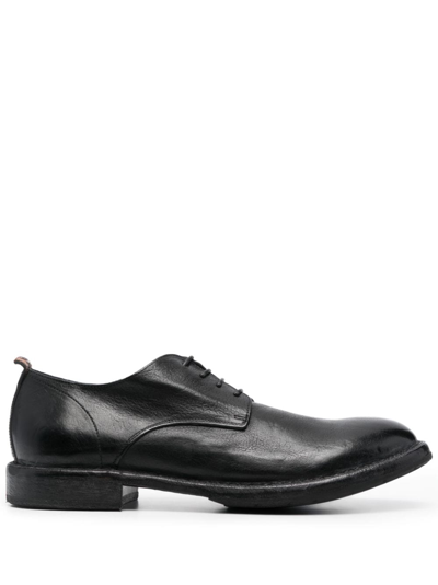 Moma Lace-up Leather Derby Shoes In Black