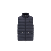 Moncler Treompan Down Gilet Blue In Blue