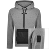 On Running Colour-block Panel Detail Hoodie In Grey