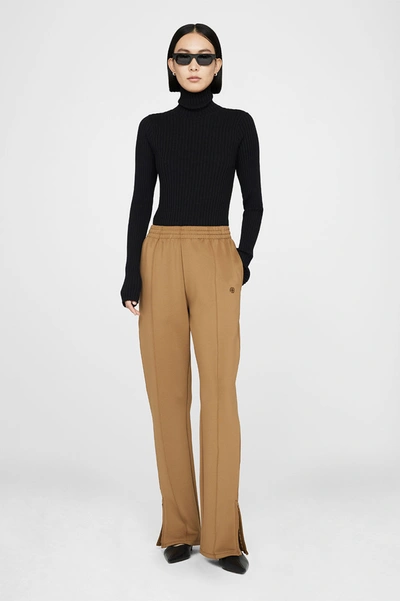 Anine Bing Kameron Pant In Camel