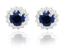 Diana M. 14k White Gold 0.74 Ct. Diamond Earrings In Silver