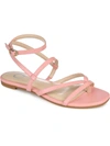 Journee Collection Serissa Ankle Strap Sandal In Pink