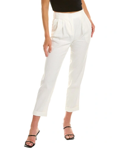Simkhai Annalise Linen-blend Pant In White