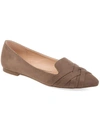 Journee Collection Journee Mindee Crisscross Toe Flat In Brown