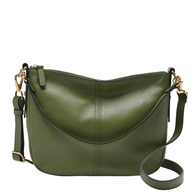 Fossil Women's Jolie Litehide Leather Crossbody In Green