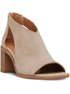 LUCKY BRAND SAIMY WOMENS LEATHER OPEN TOE HEELS