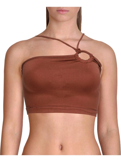 Simon Miller Nana Womens Fitted Cami Cropped In Brown