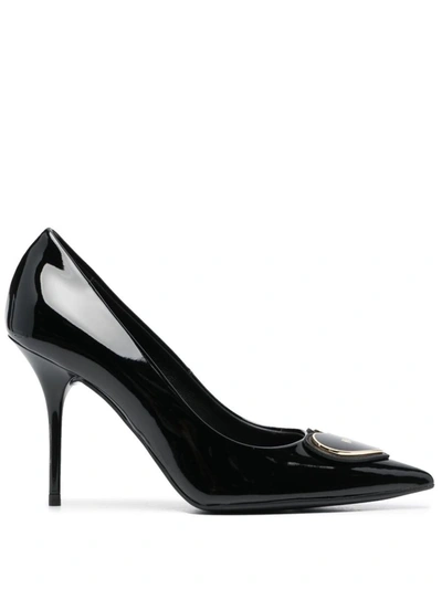 Love Moschino Black Pump With Logo