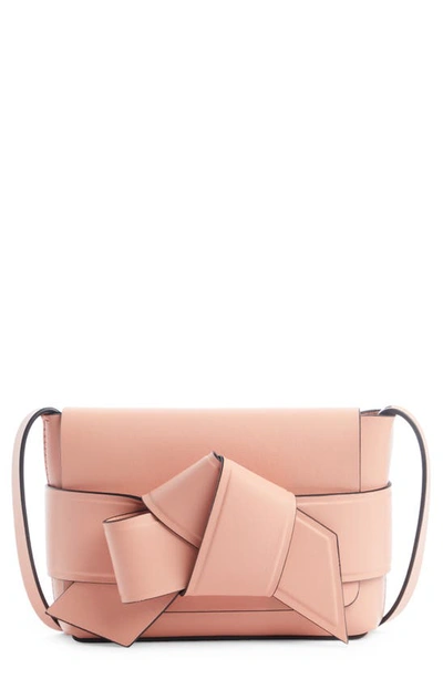 Acne Studios Musubi Bow Detail Crossbody Bag In Pink