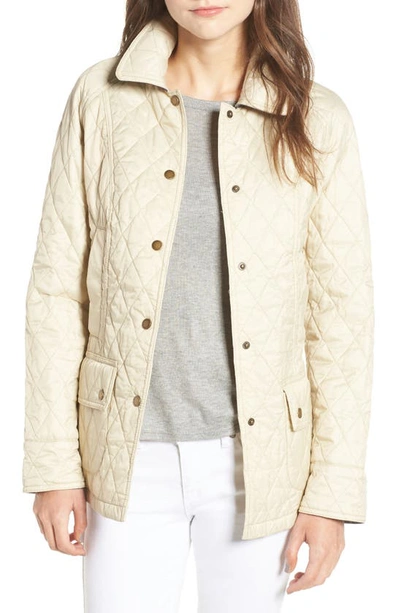 Barbour Summer Beadnell Quilted Jacket In White