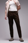 TOPMAN TWISTED SEAM TAPERED TROUSERS