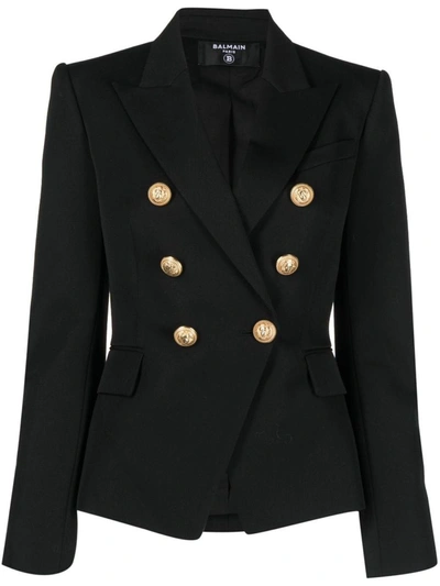 BALMAIN BALMAIN DOUBLE-BREASTED WOOL JACKET