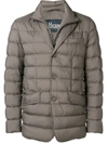 Herno La Giacca Nylon Down Jacket In Beige