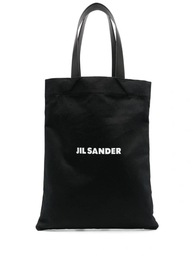 JIL SANDER JIL SANDER BOOK TOTE CANVAS SHOPPING BAG