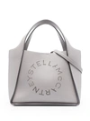 Stella Mccartney Stella Logo Crossbody Bag In Grey