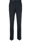 Valentino Navy Blue Navy Blue Tailored Trousers In Blue