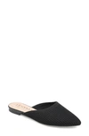 Shop Journee Collection Aniee Knit Mule In Black