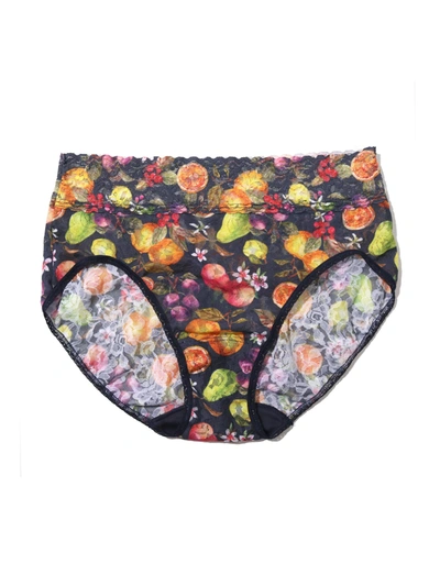 Hanky Panky Printed Signature Lace French Brief Picnic For One In Multicolor
